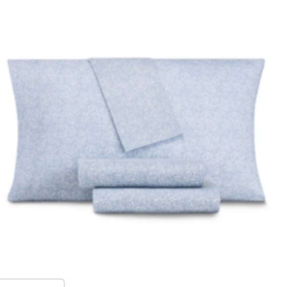 Aq Textiles Modernist Floral 4-Pc Queen Sheet Set - Picture 3 of 9